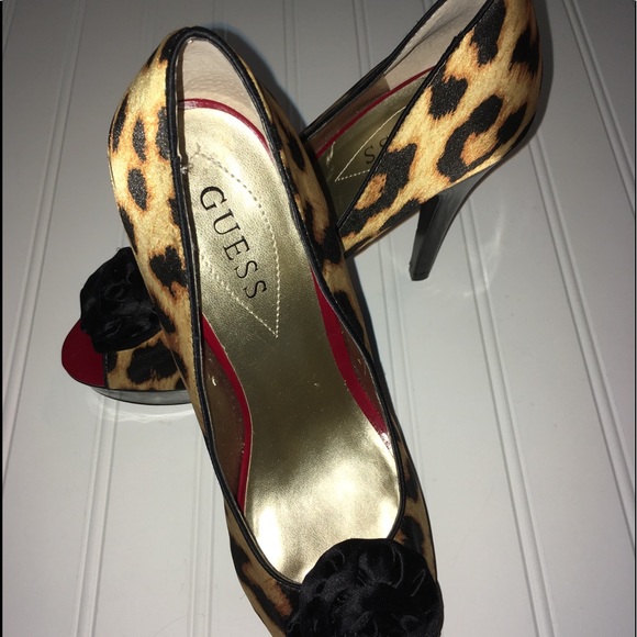 Guess Shoes - Guess ladies size 8.5 platform peep toe stilettos